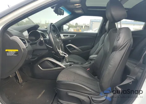 2016 Hyundai Veloster из США, поврежденный, VIN KMHTC6AD0GU253438